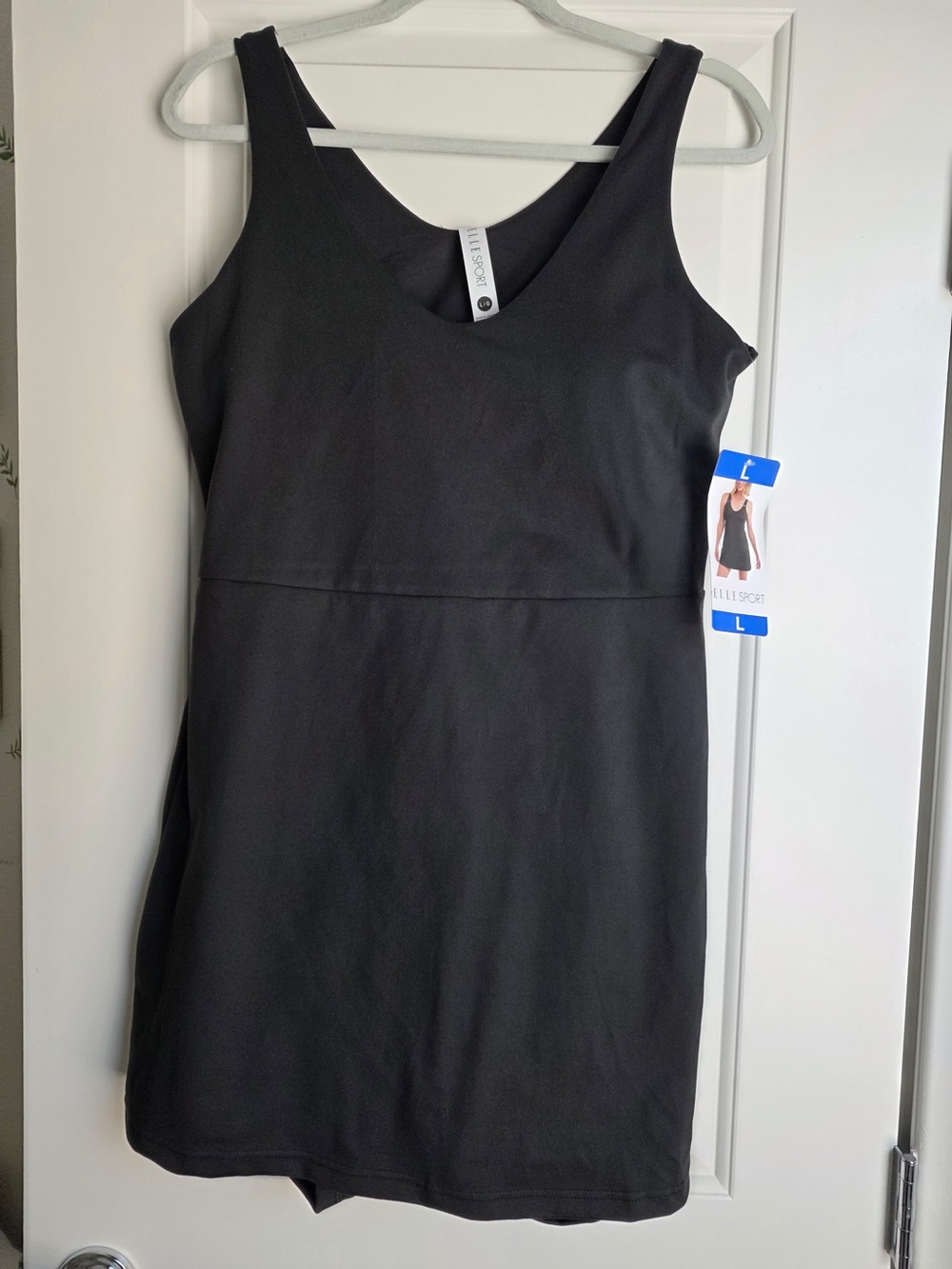 Elle Sport Women's Active Tank Dress Black, Large